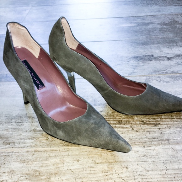 Steven by Steve Madden Gray Suede Heels Size 8.5M - Picture 2 of 8